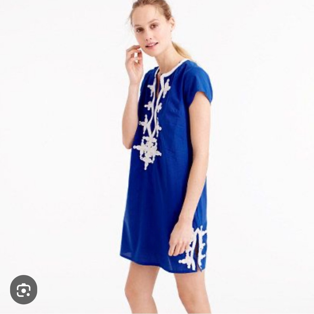 Gallabia Embroidered Trim Kaftan Dress